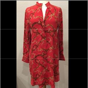 NWT ZARA CHAIN PRINT MINI DRESS SIZE XS $49.90